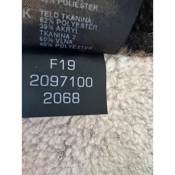 KUHL Projekt Dani Sherpa Jacket Lined Coat Faux Leather XS Extra Small Hooded - Picture 12 of 12